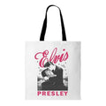 ELVIS PRESLEY ON STAGE TOTE BAG, WHITE
