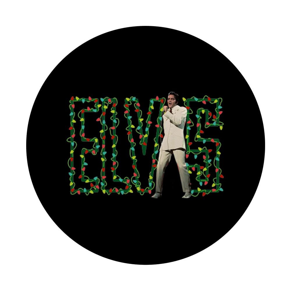 Elvis Presley Official Christmas Lights PopSockets Standard PopGrip - image 3
