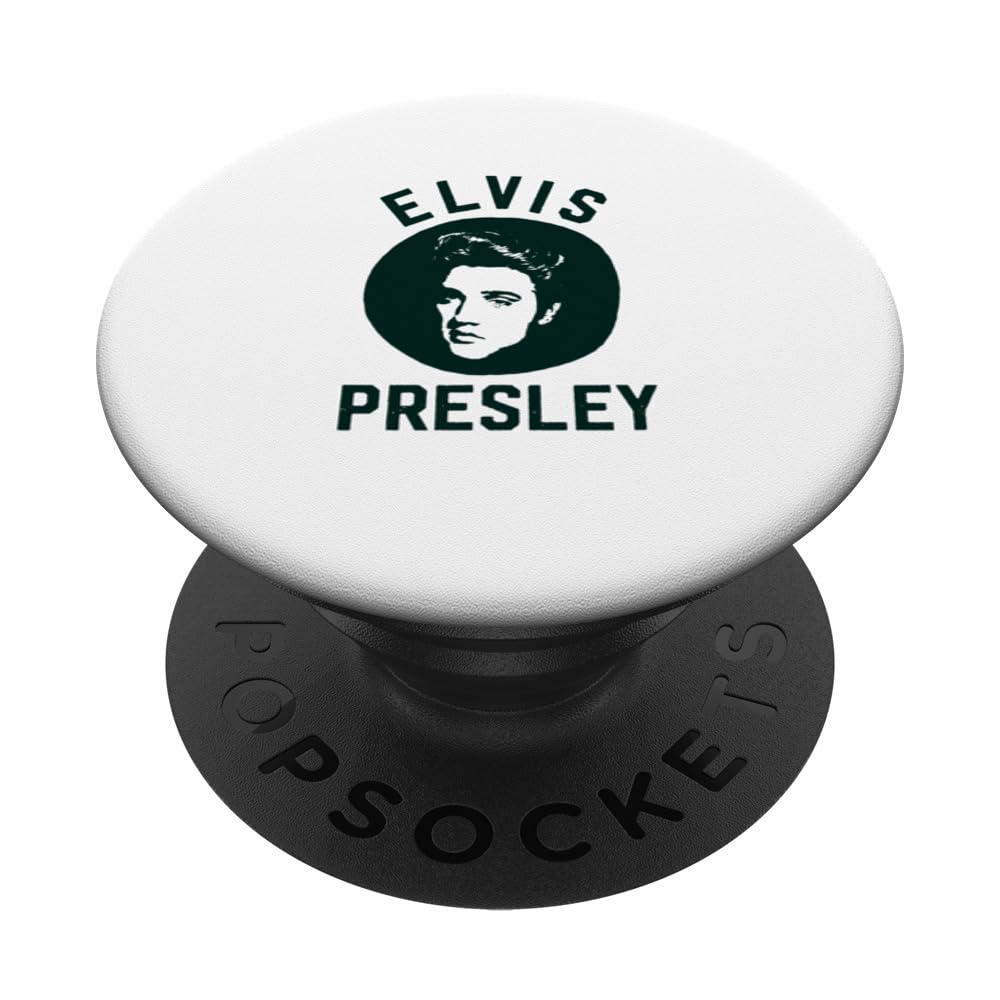 Elvis Presley Dark Green Photo PopSockets Standard PopGrip