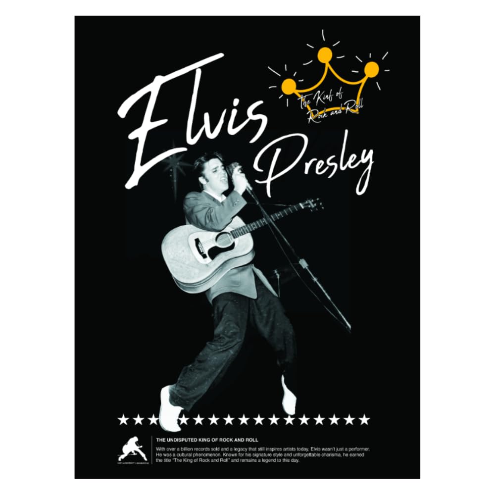 Elvis Presley Undisputed King of Rock and Roll Poster