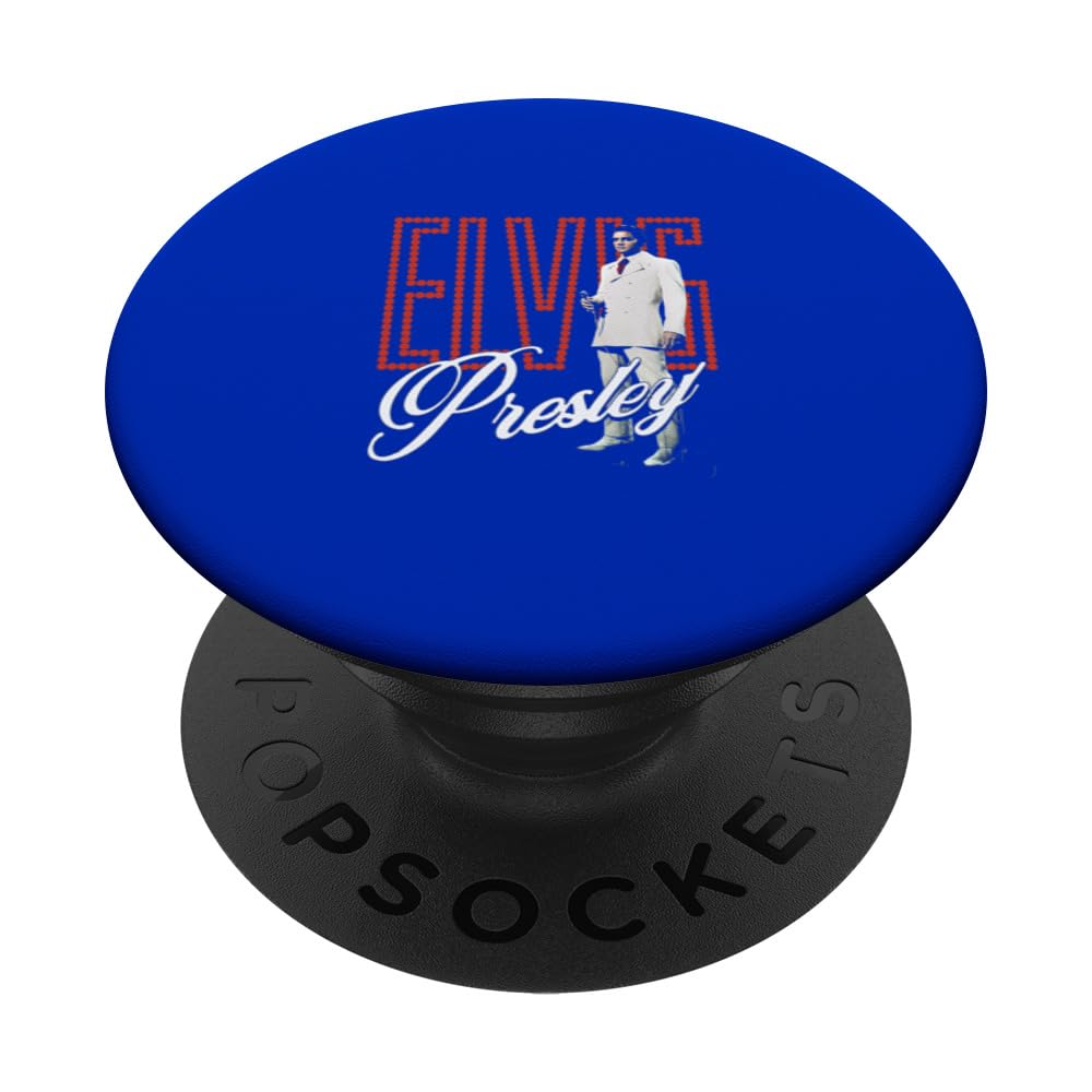 Elvis Presley Retro Lights PopSockets Adhesive PopGrip