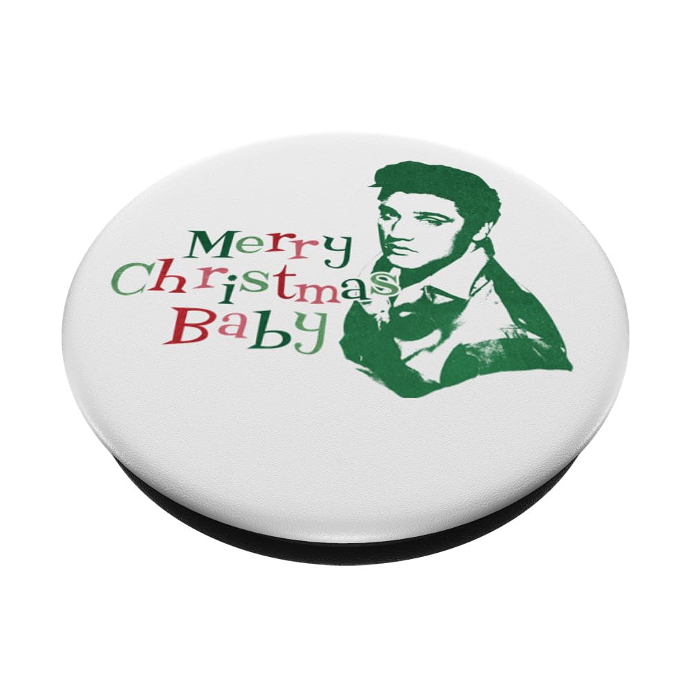 Elvis Presley Official Merry Christmas Baby Portrait PopSockets Standard PopGrip - image 2