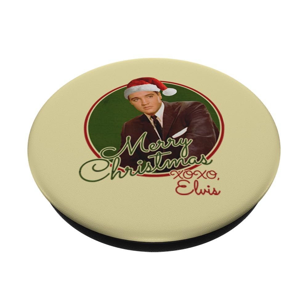 Elvis Presley Official Merry Christmas XOXO, Elvis! PopSockets Standard PopGrip - image 2