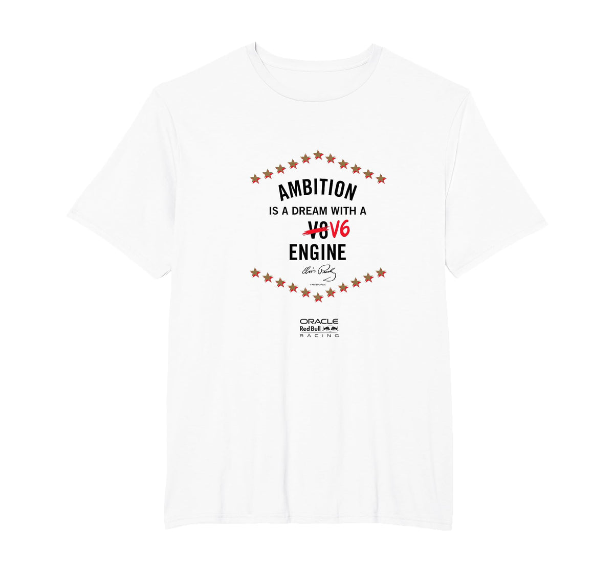 Elvis Presley x Oracle Red Bull Racing Ambition is a Dream T-Shirt - image 3