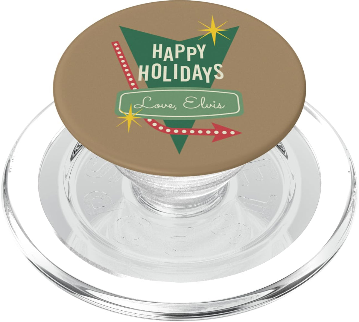 Elvis Presley Official Happy Holidays Love, Elvis PopSockets Standard PopGrip - image 7