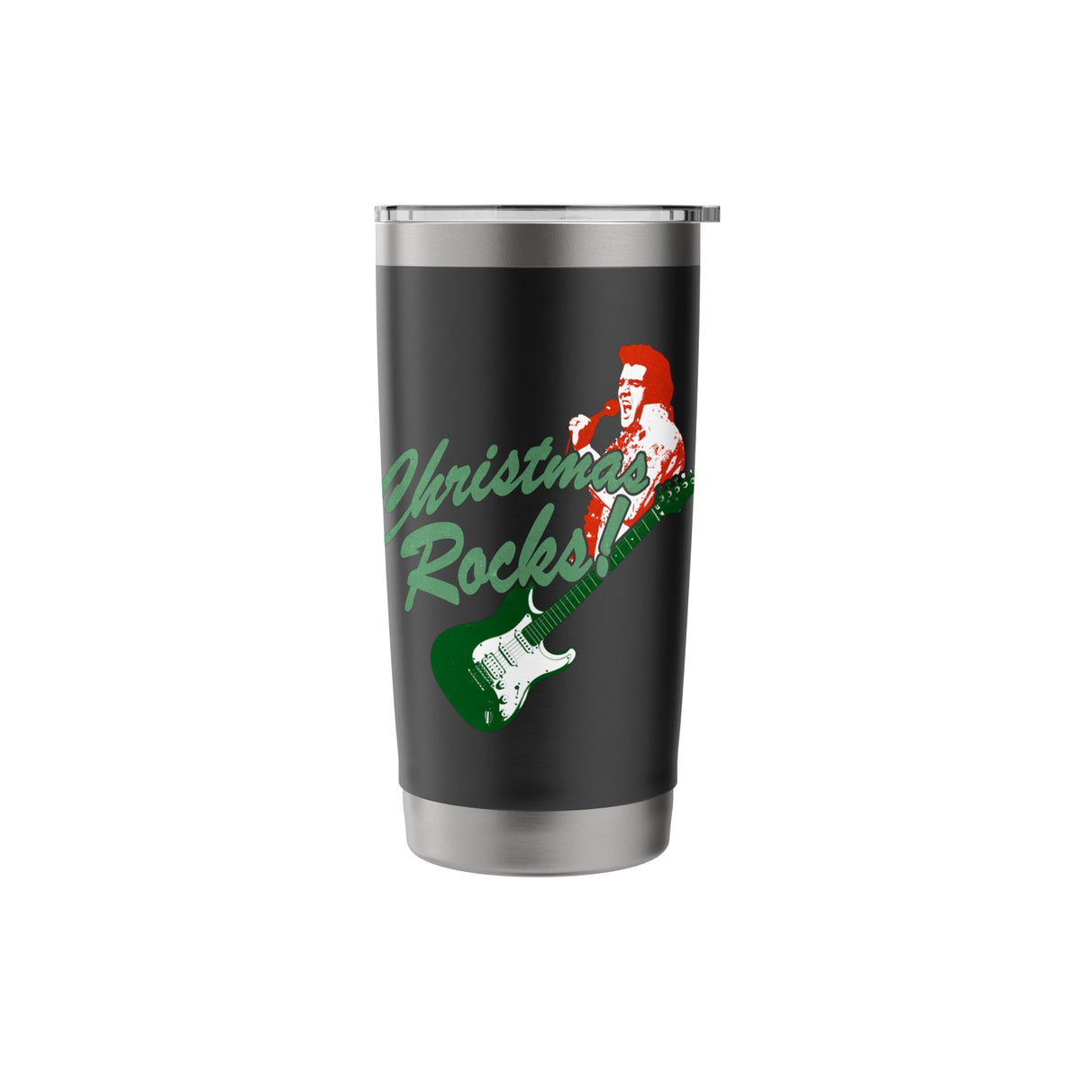 Elvis Presley Official Christmas Rocks! Stainless Steel Insulated Tumbler - image 3
