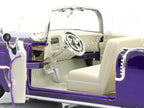 Jada Elvis 1:24 1956 Cadillac Eldorado Die-cast Car Purple with 2.75" Elvis Figure, Toys for Kids and Adults - image 8
