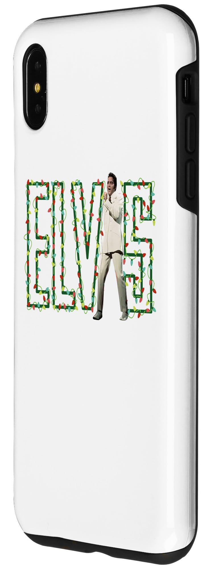 Elvis Presley Official Elvis Christmas Lights Case for iPhone XS Max - image 2