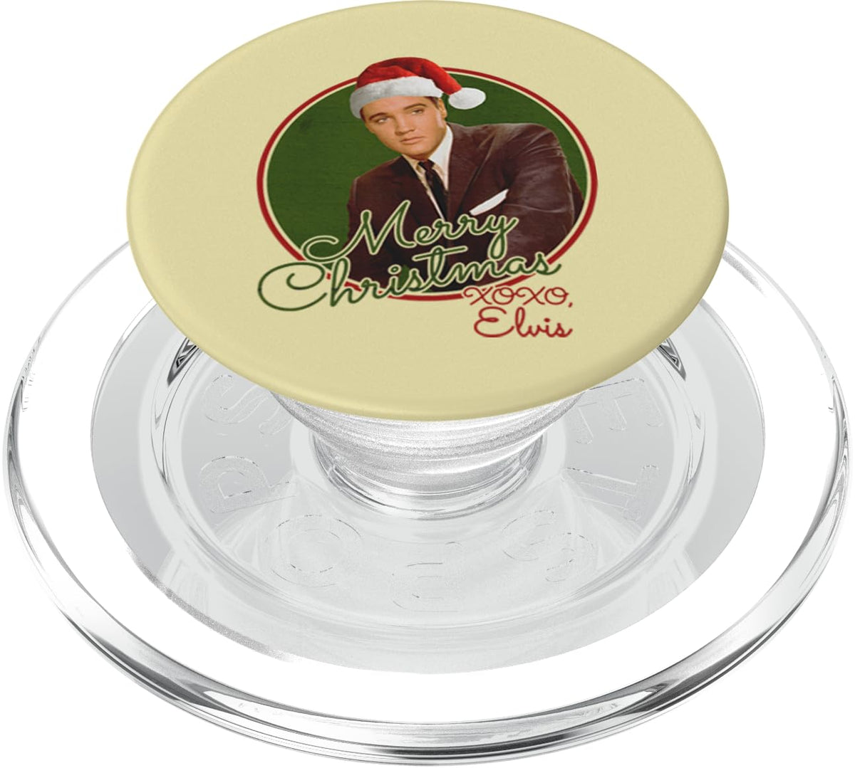 Elvis Presley Official Merry Christmas XOXO, Elvis! PopSockets Standard PopGrip - image 7