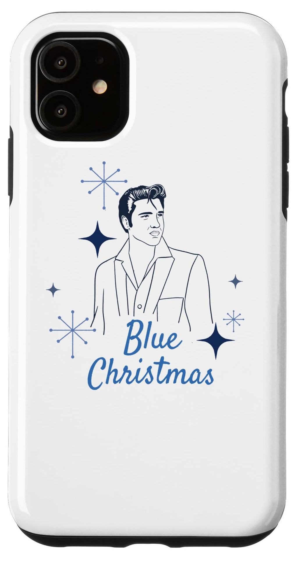 Elvis Presley Official Elvis Blue Christmas Case for iPhone XS Max - image 4
