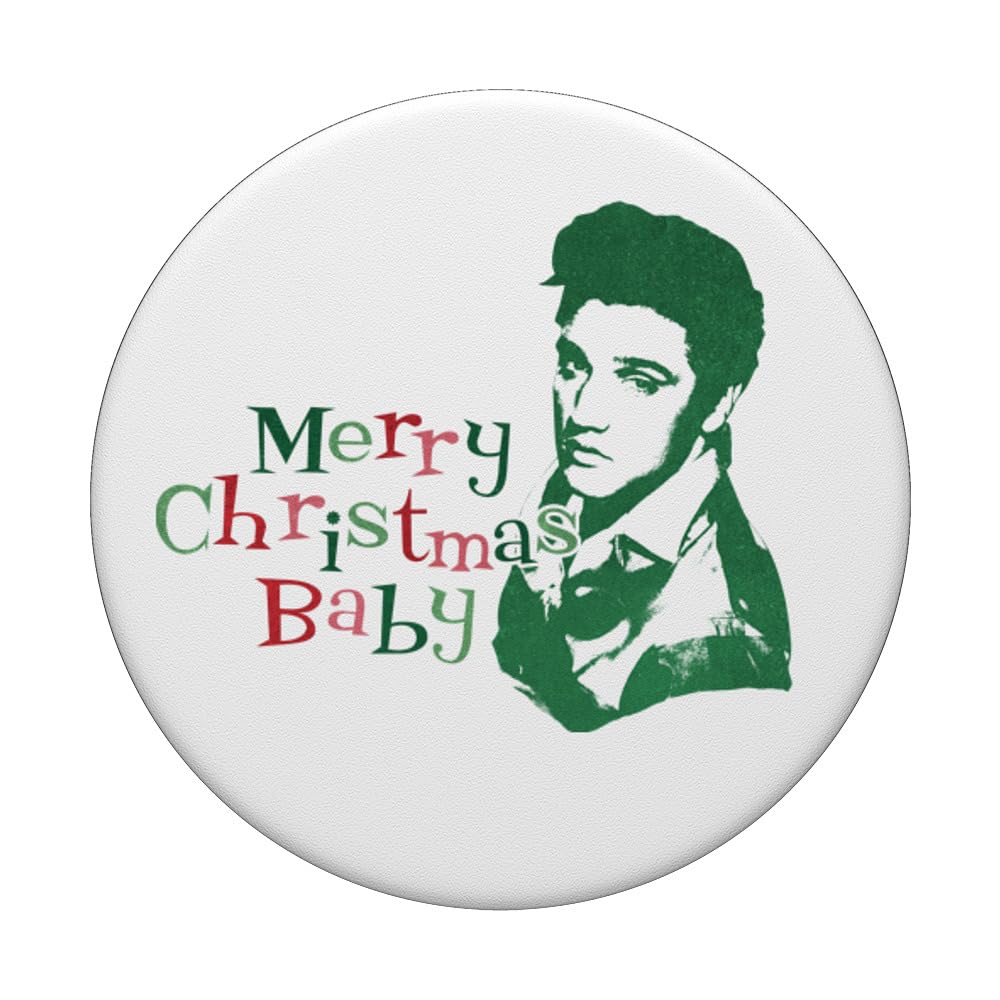 Elvis Presley Official Merry Christmas Baby Portrait PopSockets Standard PopGrip - image 3