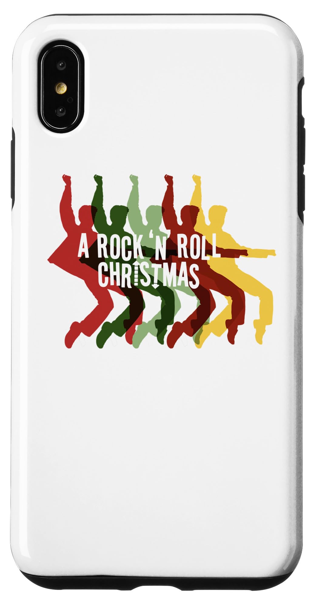 iPhone XS Max Elvis Presley Official A Rock 'N' Roll Christmas Silhouette Case