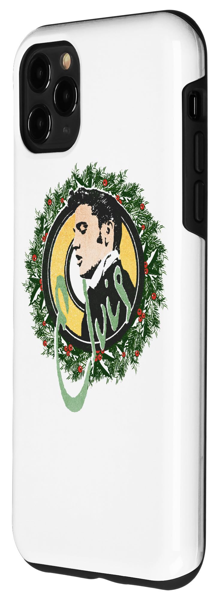 iPhone 11 Pro Max Elvis Presley Official Christmas Wreath Case - image 2