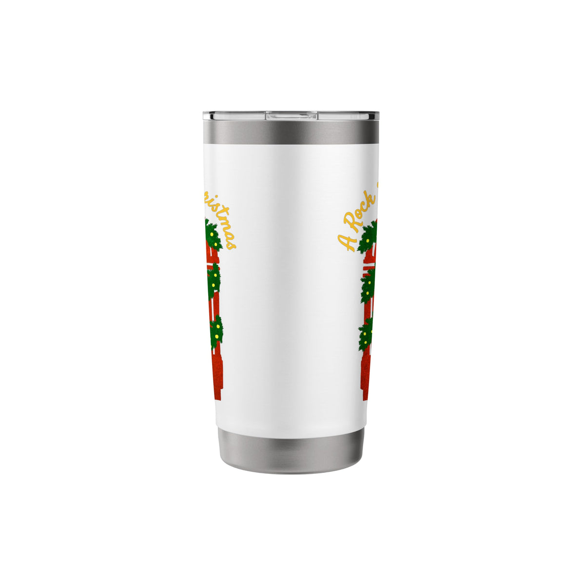 Elvis Presley Official A Rock 'N' Roll Christmas Juke Box Stainless Steel Insulated Tumbler - image 4