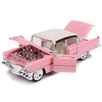 Jada Elvis 1:24 1955 Cadillac Fleetwood Die-cast Car Pink with 2.75" Elvis Figure, Toys for Kids and Adults - image 3