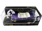 Jada Elvis 1:24 1956 Cadillac Eldorado Die-cast Car Purple with 2.75" Elvis Figure, Toys for Kids and Adults - image 9