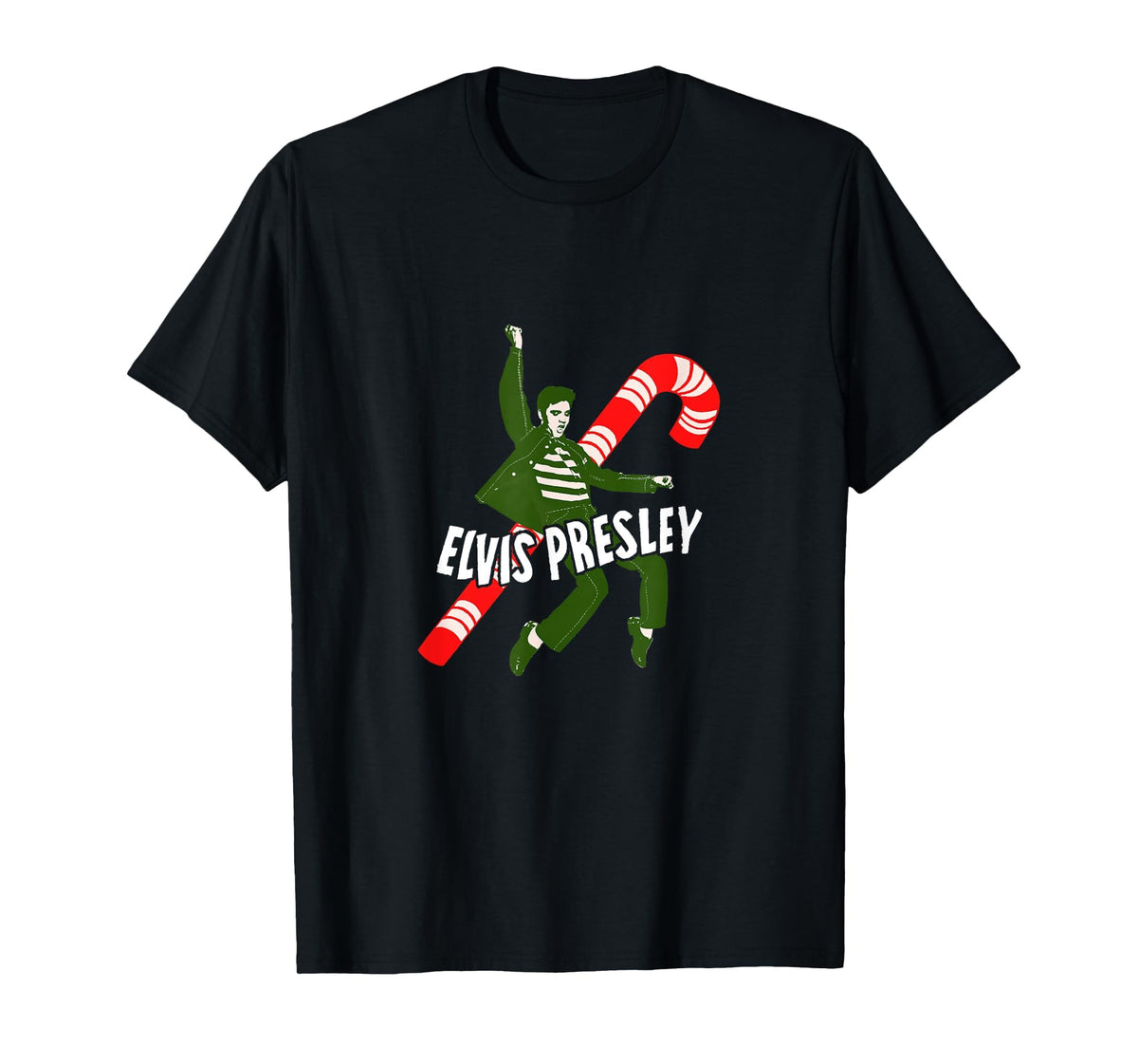 Elvis Candy Cane T-Shirt