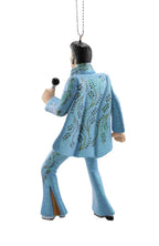 Kurt Adler Elvis in Blue Suit Blow Mold Ornament - image 2