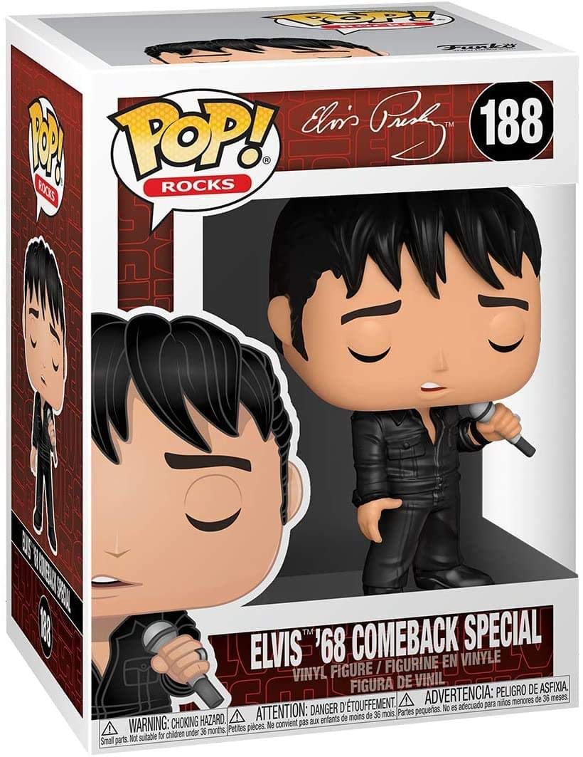 Funko Pop! Rocks: Elvis - '68 Comeback Special, Multicolour - image 2