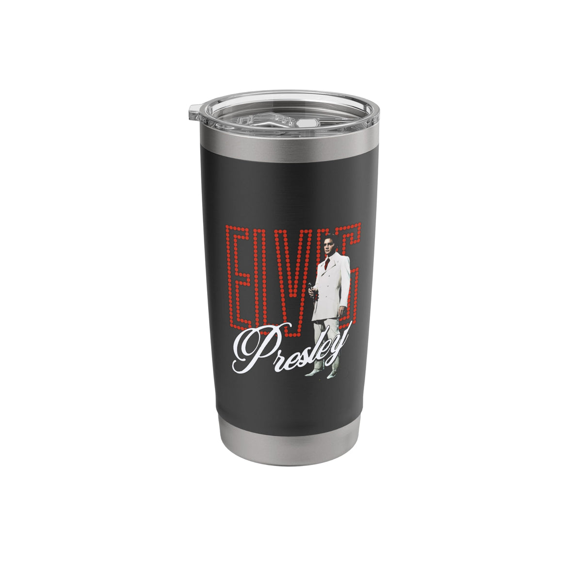 Elvis Presley Retro Lights Stainless Steel Insulated Tumbler
