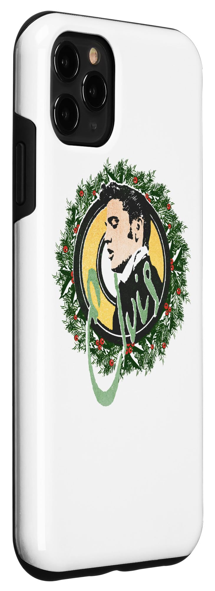 iPhone 11 Pro Max Elvis Presley Official Christmas Wreath Case - image 3