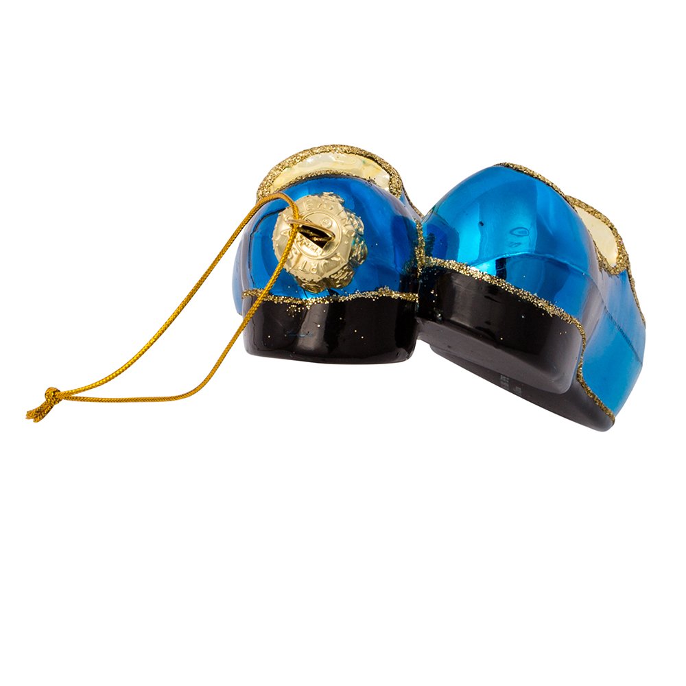 Kurt Adler Elvis Blue Suede Shoes Glass Ornament, 5" - image 6