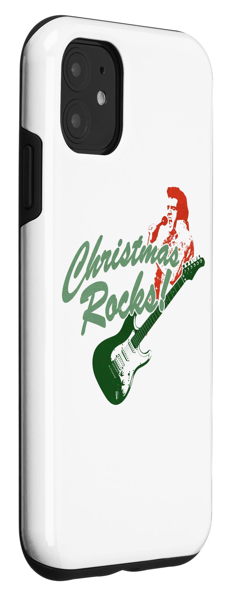 Elvis Presley Official Christmas Rocks! Guitar Case for iPhone 11 - image 3