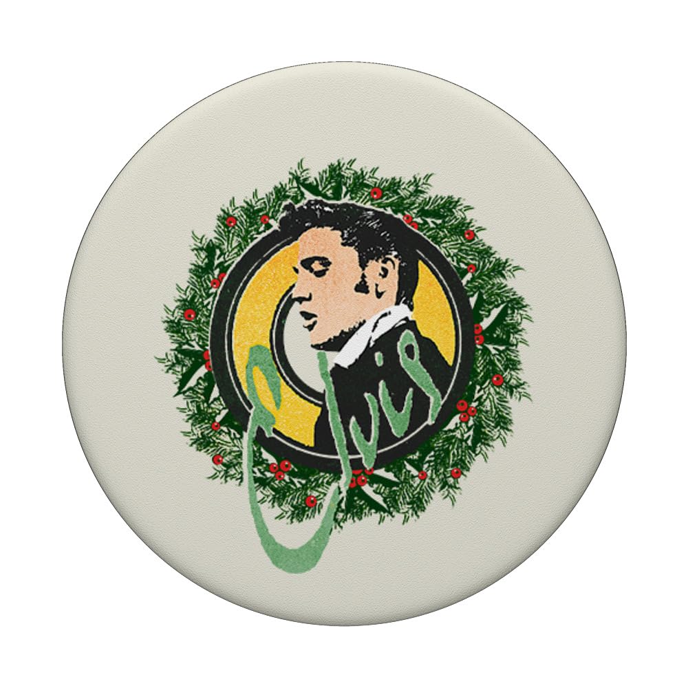 Elvis Presley Official Christmas Wreath PopSockets Standard PopGrip - image 3