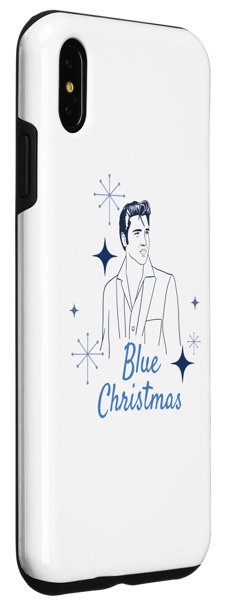 Elvis Presley Official Elvis Blue Christmas Case for iPhone XS Max - image 3