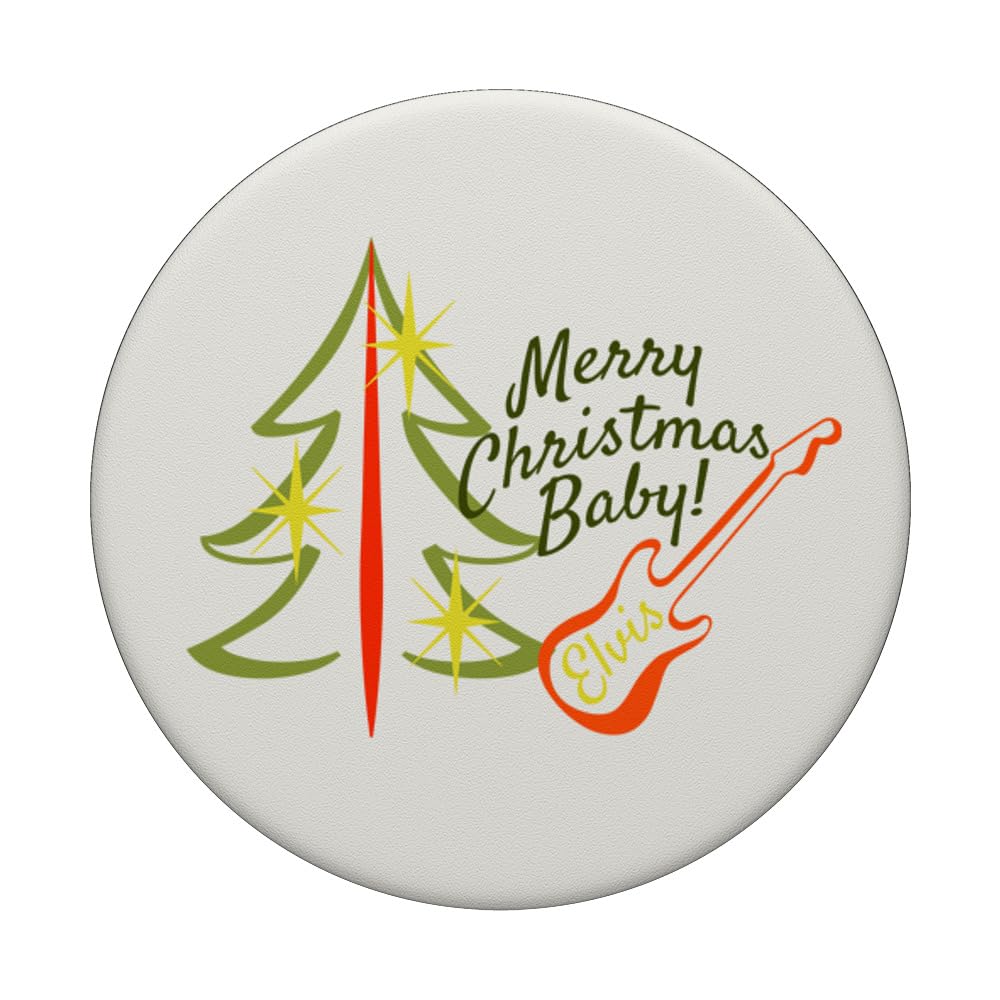 Elvis Presley Official Merry Christmas Baby! PopSockets Standard PopGrip - image 3
