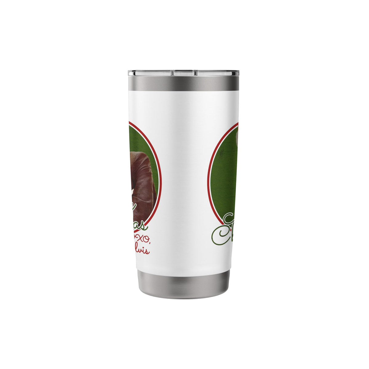 Elvis Presley Official Merry Christmas XOXO, Elvis! Stainless Steel Insulated Tumbler - image 2