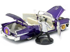 Jada Elvis 1:24 1956 Cadillac Eldorado Die-cast Car Purple with 2.75" Elvis Figure, Toys for Kids and Adults - image 6