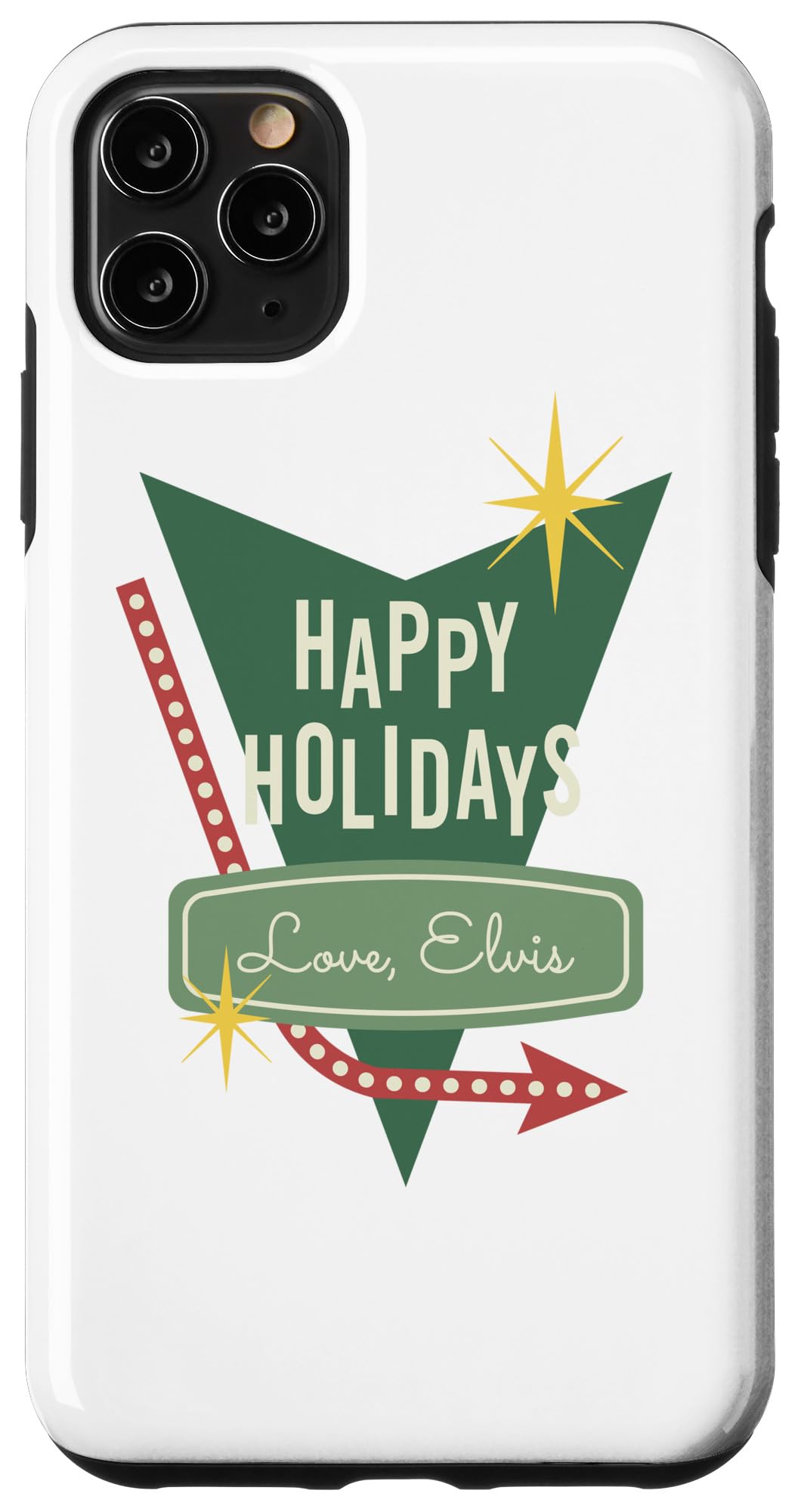 iPhone 11 Pro Max Elvis Presley Official Happy Holidays Love, Elvis Case