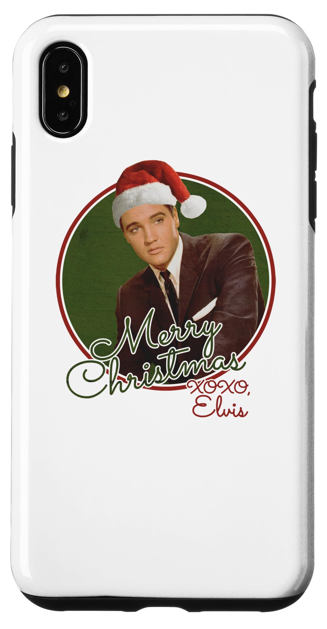 Elvis Presley Official Merry Christmas. XOXO, Elvis Case for iPhone XS Max