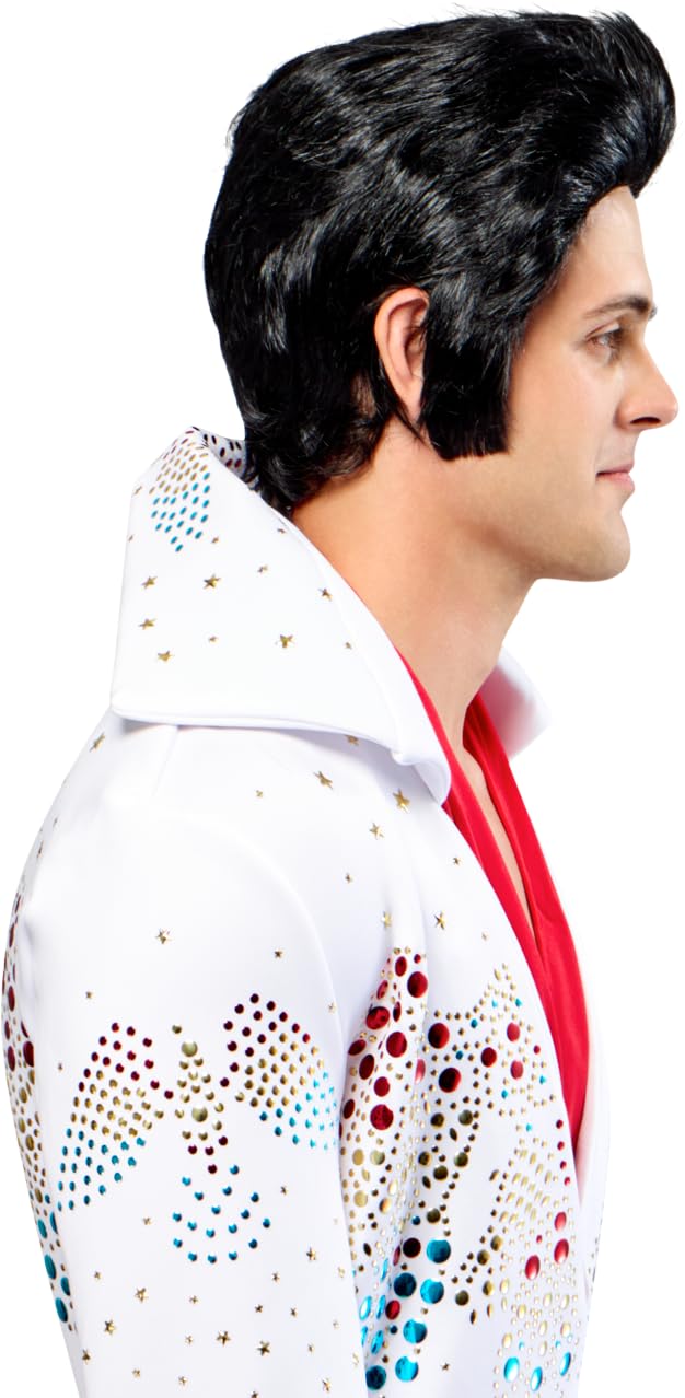 Rubies Elvis Presley Wig for Adults, Men's - image 3