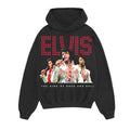 Elvis Presley Unisex Adult Offical Elvis Presley Merch Three Portrait Hoodie