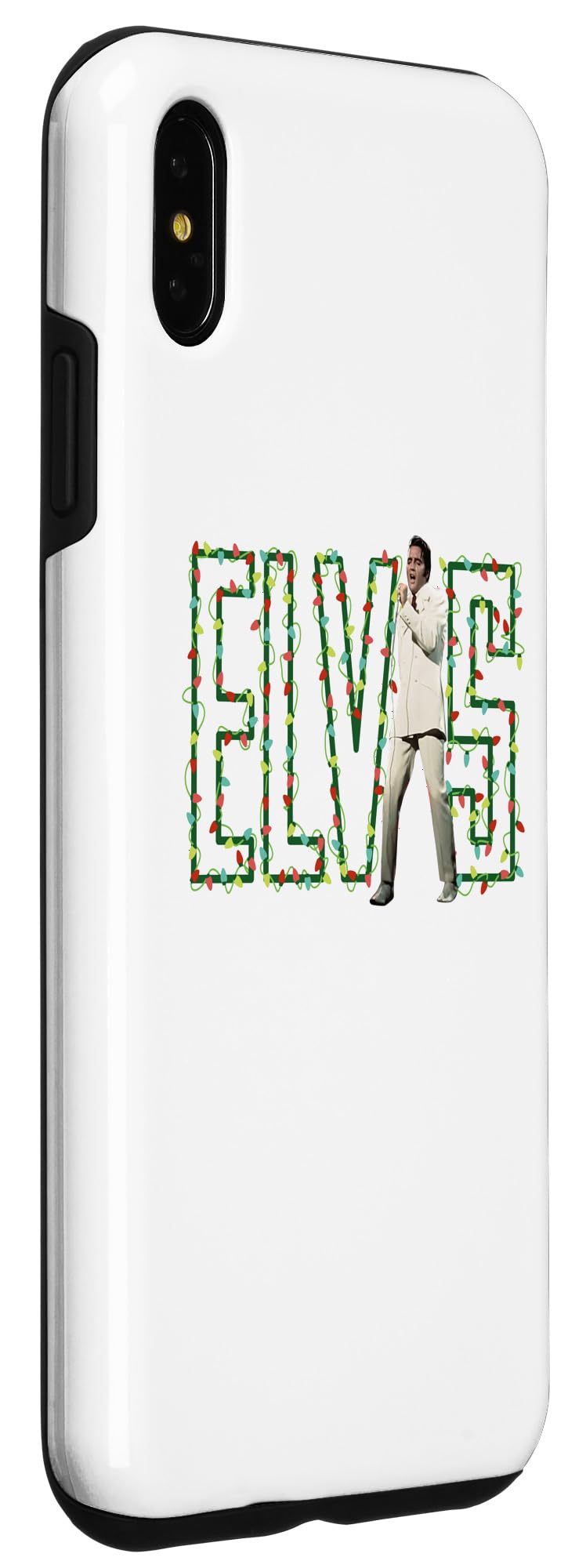 Elvis Presley Official Elvis Christmas Lights Case for iPhone XS Max - image 3