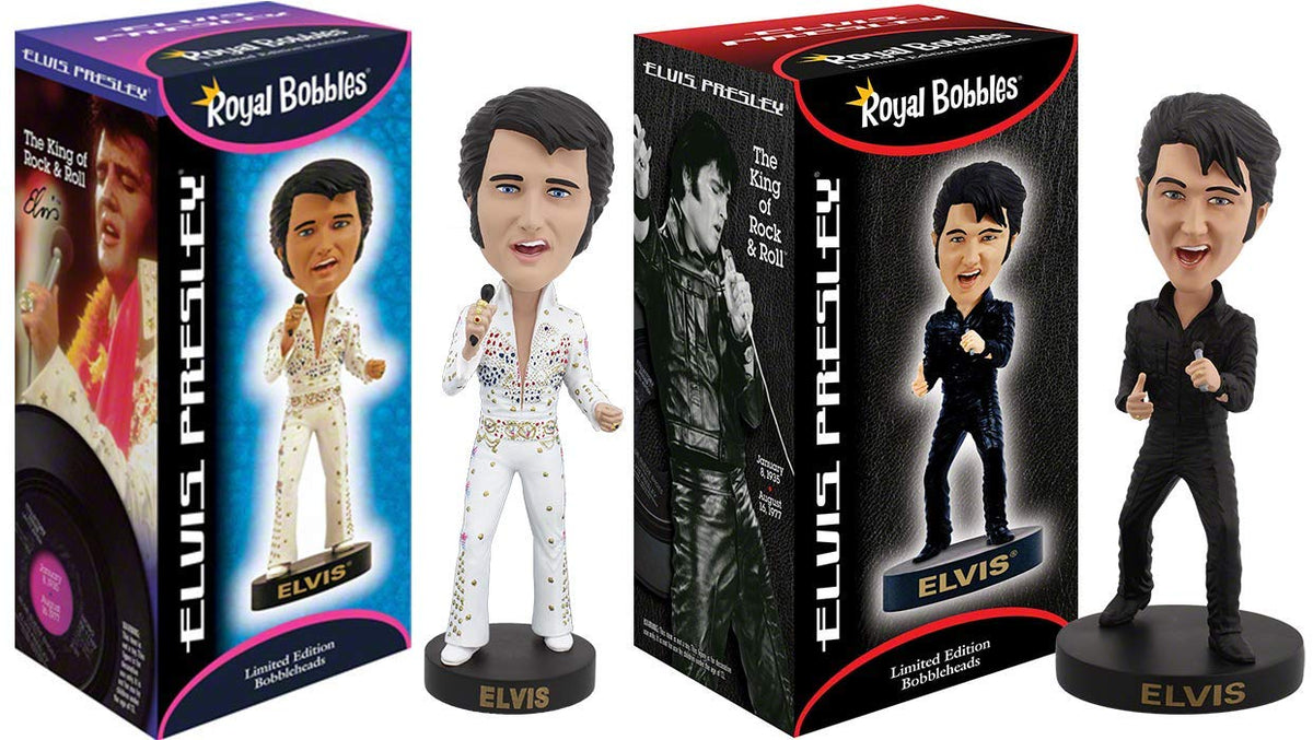 Royal Bobbles Elvis Presley, Aloha from Hawaii Bobblehead & '68 Comeback Special Bobblehead Bundle Pack - image 2