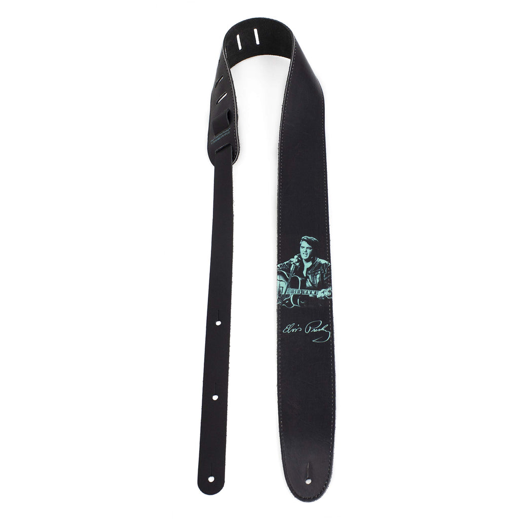 Perri's Leathers P25EPV-8265 Elvis, Leather Guitar Strap with High Resolution Imaging - image 3