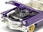 Jada Elvis 1:24 1956 Cadillac Eldorado Die-cast Car Purple with 2.75" Elvis Figure, Toys for Kids and Adults - image 7