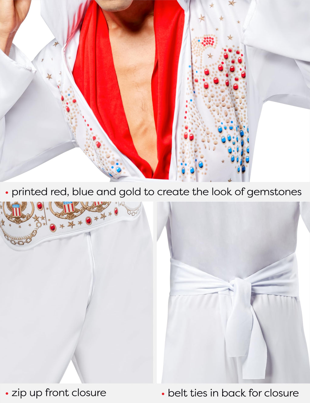 Rubies Elvis Presley Costume for Adults, Men's Costume - image 5