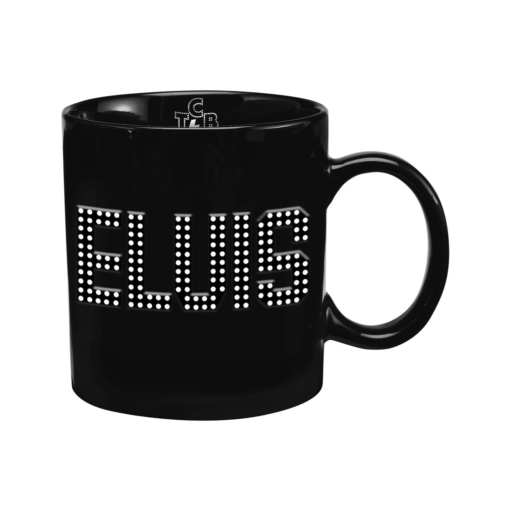 Vandor Elvis Presley TCB 20 oz. Bas Relief Ceramic Mug, Black - image 2