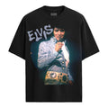Elvis Presley Unisex Adult Official Merch Blue Portrait T-Shirt