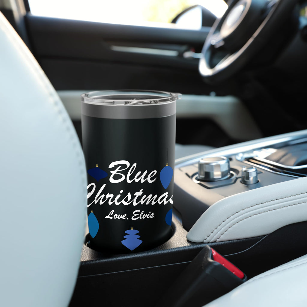 Elvis Presley Official Blue Christmas Love, Elvis Stainless Steel Insulated Tumbler - image 6