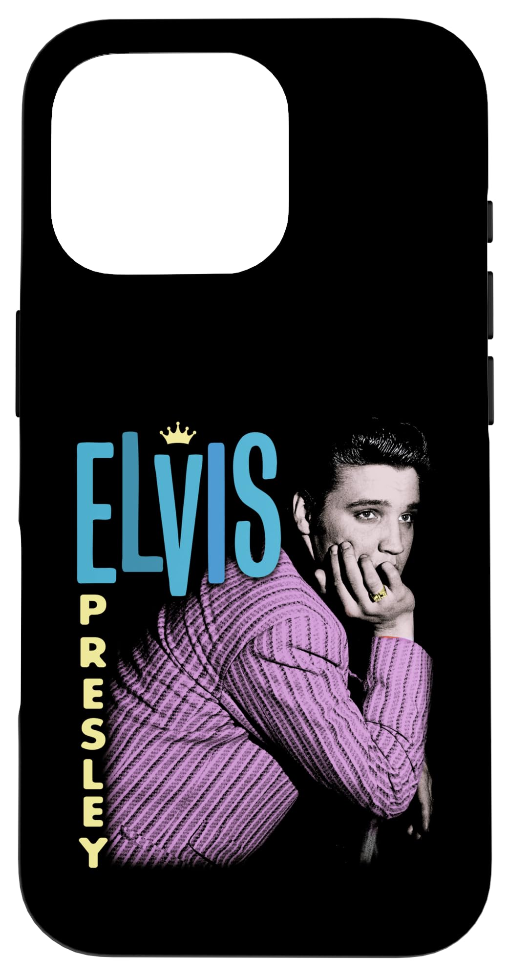 Elvis Presley Retro Portrait Case for iPhone 16 Pro