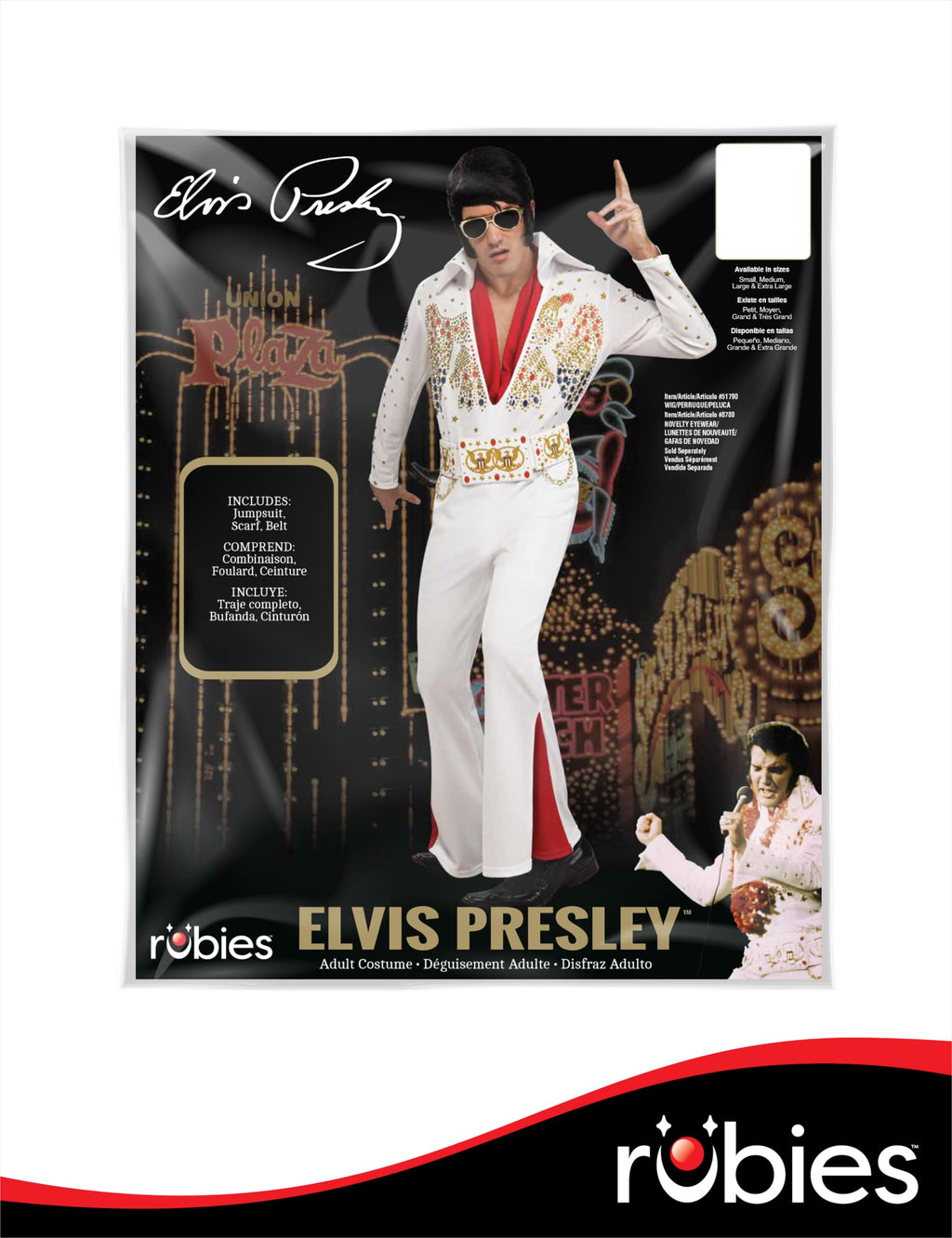 Rubies Men's Deluxe Aloha Elvis Costume - image 6