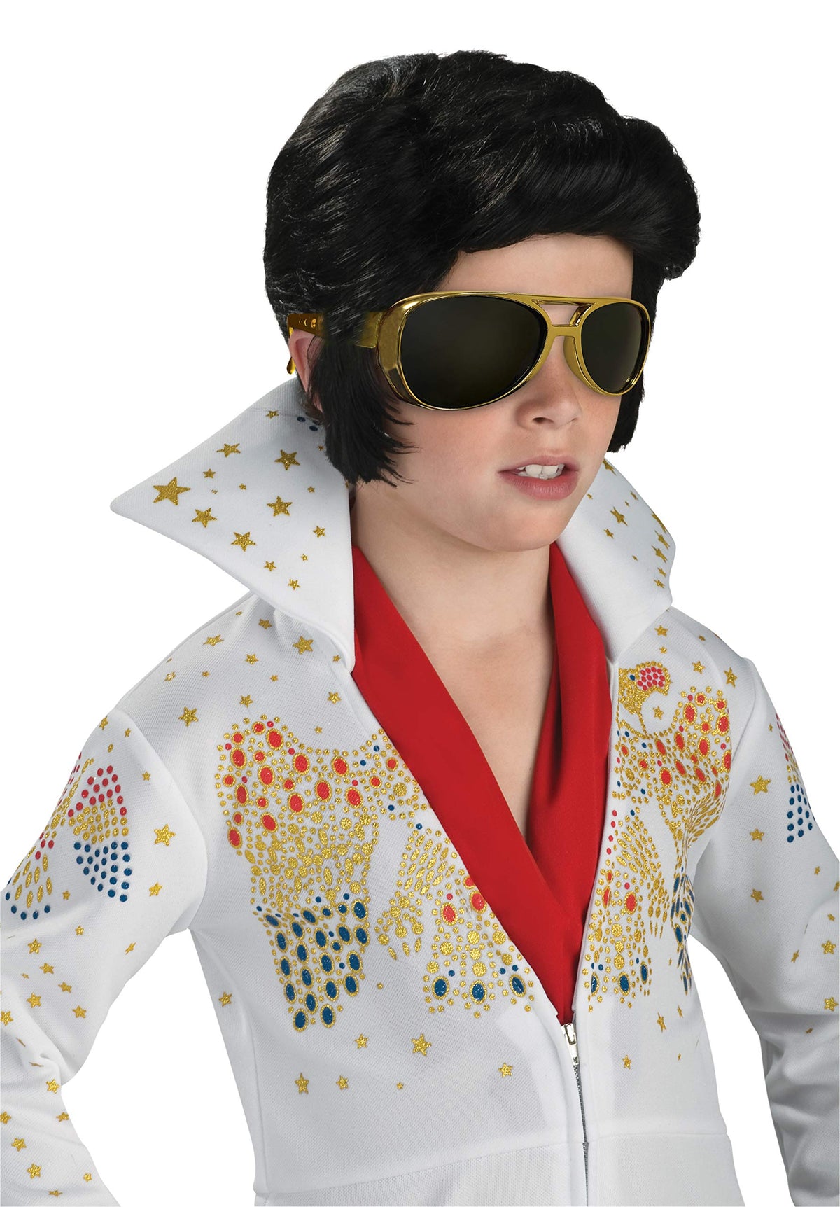 Rubies Elvis Presley Wig for Kids by Rubies, Boy's - image 3
