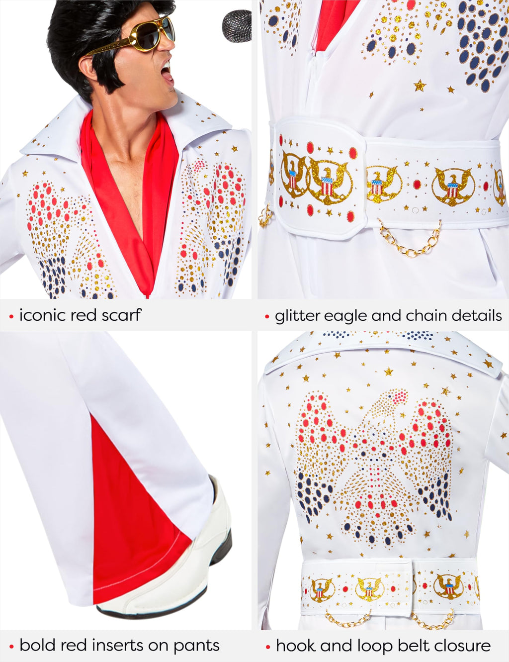 Rubies Men's Deluxe Aloha Elvis Costume - image 3
