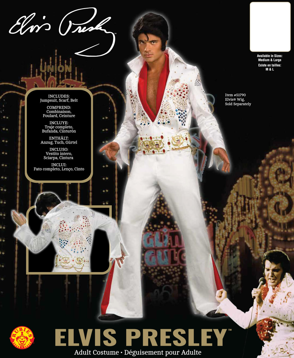 Rubies Elvis Presley Costume for Adults, Men's Costume - image 2
