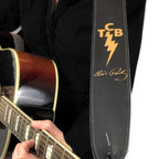 Perri's Leathers P25EPV-8198 Elvis, Leather Guitar Strap with High Resolution Imaging - image 3